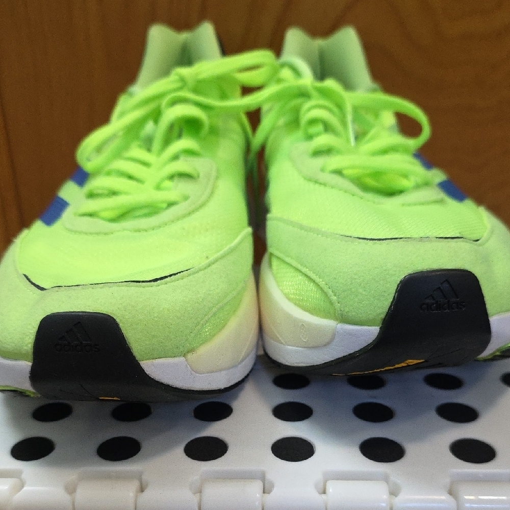Adidas Lightstrike Neon Green and Blue Athletic Shoes. Size 11 - Picture 11 of 13